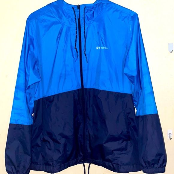 Men’s Large Columbia Rain Coat/windbreaker - Picture 1 of 5